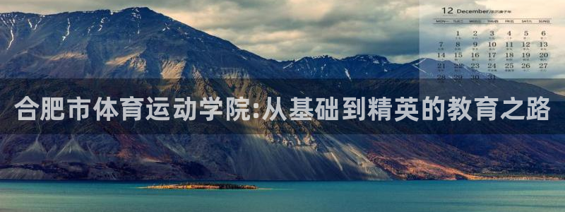 vsport体育官方正版app神州：合肥市体育运动学院:从基