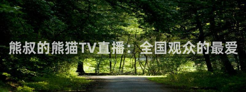 龙门直播吧：熊叔的熊猫TV直播：全国观众的最爱